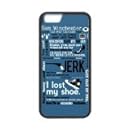 Generic Supernatural Quotes Hard-Shell Cell Phone Cover Case for iPhone 6 - Non-Retail Packaging - Blue