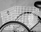 Torker Tri Star Rear Basket White Bicycle