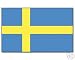 Suchen : Bootsflagge Schweden ca. 26 * 40 cm Fahne