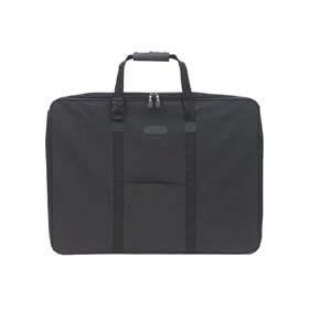 Prat SF26 Softside Zippered Portfolio with Wire Frame, 26 x 20 x 3, Soft Bag for Transporting Photographs, Artwork & Documents, Black