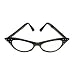 50's Rhinestone Black Glasses