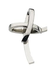 14K White Gold 36.75X22.25 mm Cross Pendant