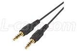 Stereo 4 Circuit TRRS ThinLine Audio Cable, Male / Male, 5.0 ft