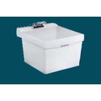 E.L. Mustee Wall Mount Laundry Tub Sink