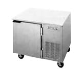 Beverage Air UCR34Y-16 34" 2 Door Undercounter Refrigerator | 5.5 Cu. Ft.