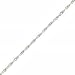 Silver 18 Inch Prince Of Wales Rope Chain