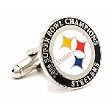 Pittsburgh Steelers Super Bowl Champions NFL Logo'd Executive Cufflinks w/Jewelry Box by Cuff Links