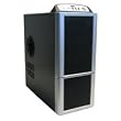 Compucase 6XG3 Schwarz/Silber PC Geh�use MidiTower 5 x 5.25 Schwarz/Silber