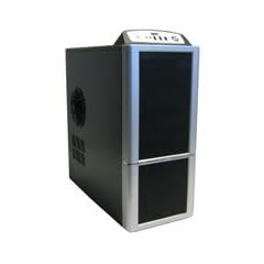 Compucase 6XG3 Schwarz/Silber PC Geh�use MidiTower 5 x 5.25 Schwarz/Silber