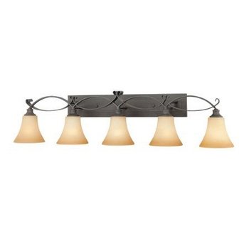 Thomas Lighting M1575-63 Magnolia Five-Light Bath Fixture, Painted Bronze