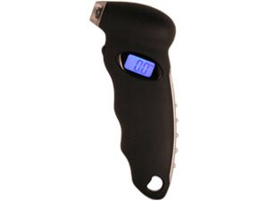 Black Rubber Digital Tire Pressure Gauge