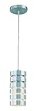 Lite Source LS-19921ALU Tendrill 1-Lite Metal Pendant Lamp - Aluminum