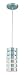 Lite Source LS-19921ALU Tendrill 1-Lite Metal Pendant Lamp, Aluminum