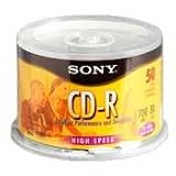 SONY CDQ80L3//T 48X WRITE ONCE CD-R