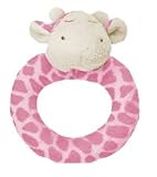 Angel Dear Pink Giraffe Ring Rattle.