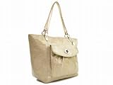 Coach Leah Large Tote In SC/Putty Patent Leather #14662