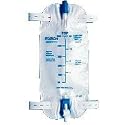 Rusch Easy Tap Urinary Leg Bag with Flip Valve, Large, 1000ml / 32 oz, Pack of 5