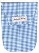Diapees and Wipees Accessory Bag - Blue Gingham