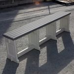 Leisure Accents Patio Bench, 74 in., Portabello