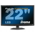 22" LED/TFT 1920 x 1080 DVI HDMI - Black + Built-in Speakers (PLE2274HD-B2)