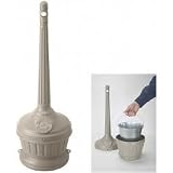Cigarette Receptacle-Great For Patios (Beige) (30H x 11D)