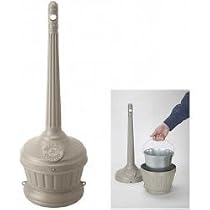 Cigarette Receptacle-Great For Patios (Beige) (30"H x 11"D)