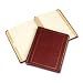Wilson Jones Minute Book, Binder Only, Letter Size, 250 Page Capacity, Imitation Leather, Red (W396-11)