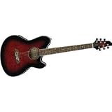 Ibanez TCY20E Talman Double Cutaway Acoustic-Electric Guitar (TRANSPARENT RED SUNBURST)