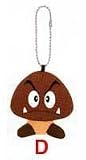 Super Mario Bros. Mini Keychain Plush –Goomba (Japanese Import!)