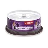 IMATION DVD+R DUAL LAYER MEDIA 2.4X 8.5GB 25-PK (#26181) (Retail)