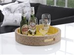 Ambrosia Double Walled Round Serving Tray