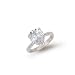 Sterling Silver CZ Solitaire Ring