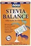 Stevia Balance 100 Packets ( Inulin and Chromium ) - NOW Foods