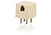 RadioShackÂ 4-Prong Modular Adapter (Ivory)