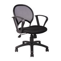 Boss Mesh Task Chair with Loop Arms by BOSS