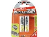 Ansmann Mignon Wireless Akku f&uuml;r schnurlose Maus und Tastatur (MignonAA, 2100mA, NiMH, 2er Set)