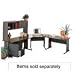 Stationmaster Computer Desk, Gray Patterned Top/Charcoal Base, 60w x 24d (HON66577G2S)