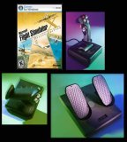 Special Flight Sim Jet Jockey HOTAS Bundle! CH Products Fighterstick, Pro Throttle, Rudder Pedals, Microsoft Flight Simulator X Deluxe