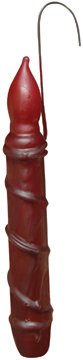 Burgundy Wired Taper LED Candlelight