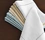 Hemstitch Dinner Napkins White 1 Dozen