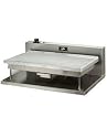 Portable Compact Griddle, Cast Iron Plate, Adjustable Thermostat