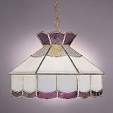 Click here to buy Z-Lite Tiffanies One Light Tiffany Pendant w/ White  Burgundy Glass 17 - 82101-17/82101-17 by .