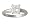 1/5 ct.tw Princess Diamond Solitaire Ring in 14k White Gold