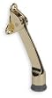 Battalion 1RCP8 Door Stop, Drop Down, Brass, 5 Lx1 In W