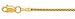 14k Gold Diamond-Cut Popcorn Chain-1.5mm 16", 18", 20" or 24"