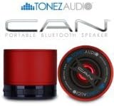Tonez Audio Corp. CAN Portable Bluetooth Speaker/Speakerphone (Crimson)