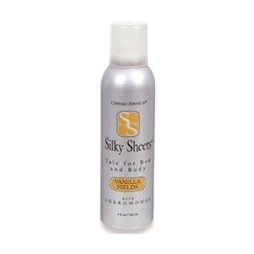 Classic Erotica Silky Sheets Talc Bed & Body Spray with Pheromones 4 Fl Oz - Vanilla Fields