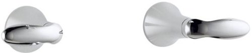 KOHLER K-T15225-4-CP Coralais Wall-Mount Bath and Shower Valve Trim in Chrome, Valve Not Included