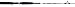 Shakespeare One-Piece Medium Heavy Action Ugly Stik Striper Spinning Rod, 7-Feet