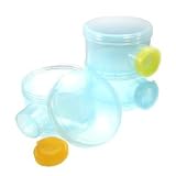 RaZbaby RaZ-Pak Formula and Snack Container, Transparent Blue